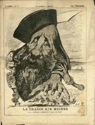 Kuvitus Alfred Le Pete (1841-1909) teoksessa La Charge (1870), nro 12
