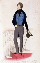 La Mode, tammikuu, helmikuu, maaliskuu 1830, lit. Lemercier, osa II