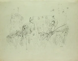 Nimetön, n. 1941-42 (intialainen muste paperille)