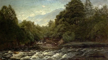 The Salmon Pool (Salmon Pool on the Spean, Skotlanti), 1880