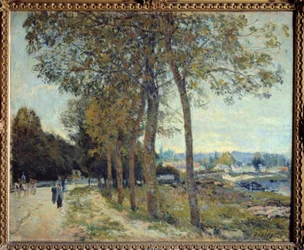 Alfred Sisleyn La Seine Marly-maalaus