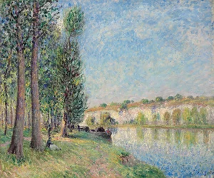 Loing at Moret; Le Loing a Moret, 1885