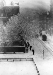 New York, Straßenbild / Kuva 1907
