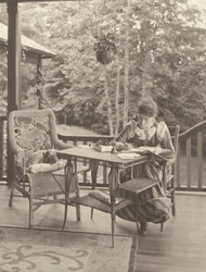 Porch, Oaklawn, Lake George