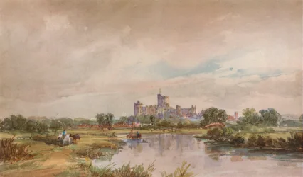 "Linna joen rannalla", c1851, 1938