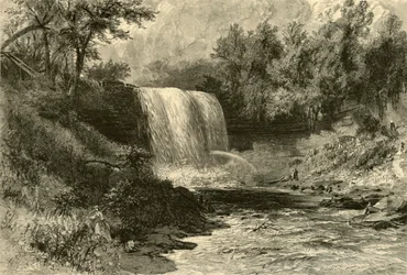 "Minnehahan putoukset", 1874.