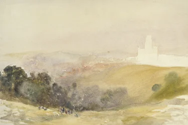 Durham Red Hillsistä, 1880-86 (akvarelli grafiitin päällä, paperille)