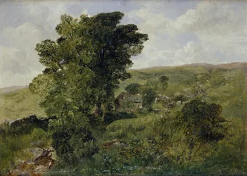 Näkymä Nantllesta, Caernarvonshire, 1855