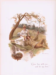 Come live with me and be my love, kappaleesta Some Old Love Songs, jonka on julkaissut Hildesheimer & Faulkner, 1892.