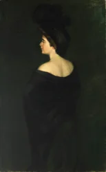 Laura mustissa, 1899.
