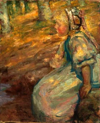 Talonpoikatyttö, 1900.