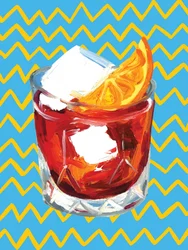 Negroni-sininen
