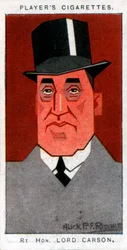 Edward Carson, 1. paroni Carson, Ulsterin johtaja ja asianajaja, 1926