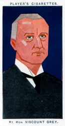 Edward Grey, Fallodonin ensimmäinen varakreivi Gray, brittiläinen poliitikko, 1926.