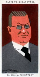 John Wheatley, skotlantilainen poliitikko, 1926.
