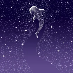 Star Eater: tummansininen–violetti väriliukuma