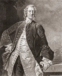 Amiraali Edward Boscawen. Muotokuva.