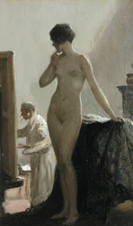 Pose (öljy paneelille)