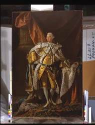 King George III (öljy kankaalle)