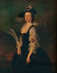 Jane Halen muotokuva rouva Madan, 1746