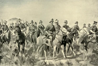 "Australian bushmenit maaliskuussa", 1901.