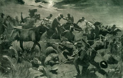"Uusiseelantilaisten loistava puolustus Holspruitissa, 25. helmikuuta 1902", 1902.