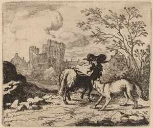 Reynard pyytää oinasta toimittamaan asiakirjan, luultavasti c. 16451656.