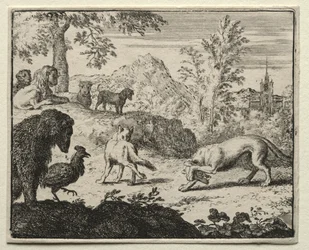 Reynard the Fox: Reynardin ja suden välinen taistelu.