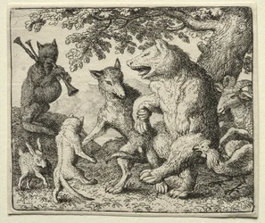 Reynard the Fox: Susi ja karhu juhlivat vapauttaan.