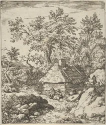 Myllynkivi lähellä tynnyriä, 1600-luku.