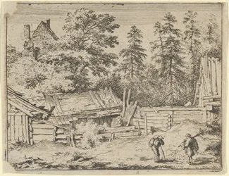 Kolme mökkiä, 1600-luku.