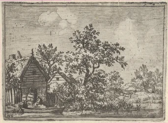 Kaksi tynnyriä ennen majaa, 1600-luku.