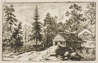 Nainen katselee venettä