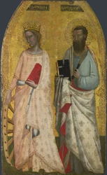 Pyhät Katariina ja Bartolomeus, noin 1350