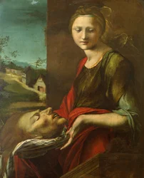Salome Johannes Kastajan pään kanssa, n. 1512-16