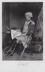 Gilbert Motier De Lafayette (kaiverrus)