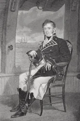 James Lawrencen (1781-1813) muotokuva (litho)