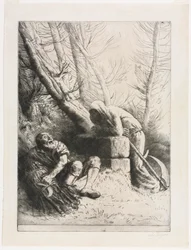 Kuolema ja puunhakkaaja, 1881.