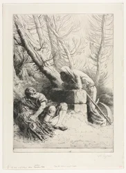Kuolema ja puunhakkaaja, 1881.