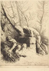 Kuolema ja metsuri, 4. kuva (La mort et le bucheron)