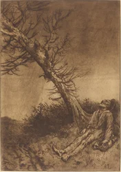 Vagabondin kuolema (La mort du vagabond)