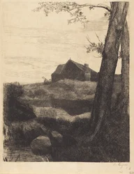 Farm with Large Tree (Maatila, jolla on suuri puu)