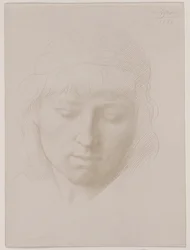 Miehen pää, 1886.