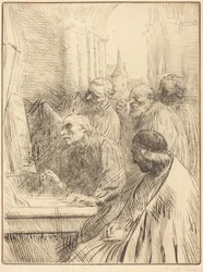 Monks at Church (Munkit kirkossa)