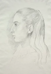 Muotokuva neiti Nora E. Legrosista, 1896.