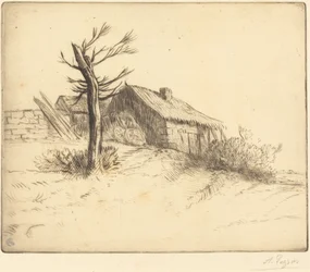 Olkikattoinen mökki (Chaumiere)