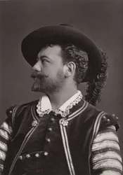 Ranskalaisen baritonin Victor Maurelin (1848-1923) muotokuva Mozartin Don Giovannina - valokuva: Alphonse Justin Liebert (1827-1914)