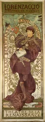 Lorenzaccio ja näyttelijä Sarah Bernhardt, Alfred de Musset