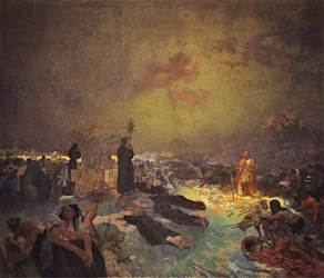 Vítkov Hillin taistelun jälkeen Sykli Slaavieepos