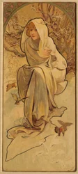 Talvi sarjasta Les Saisons, c. 1900.